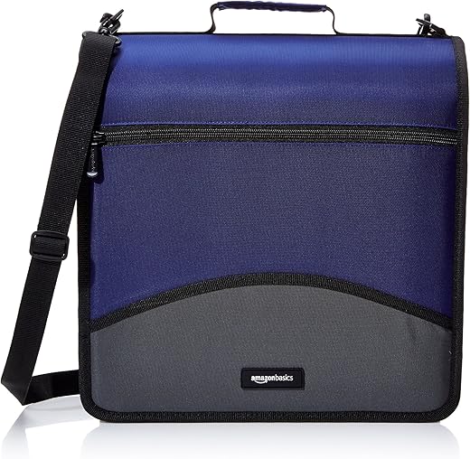 Amazon Basics 3-Ring Binder With Zipper, ZH1803159F