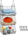 X-cosrack 3 Tier Foldable Closet Organizer Shelves