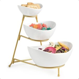 Miamolo 3 Tier Serving Bowls With Stand