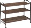 SONGMICS 3-Tier Slat Shoe Rack ULMR13AX