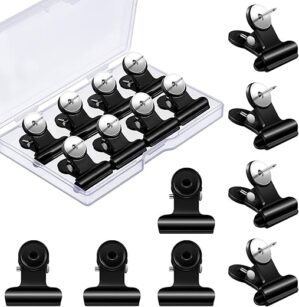 Sabary 30 Pieces Bulldog Thumbtack Clips (Pins & Tacks-4033)