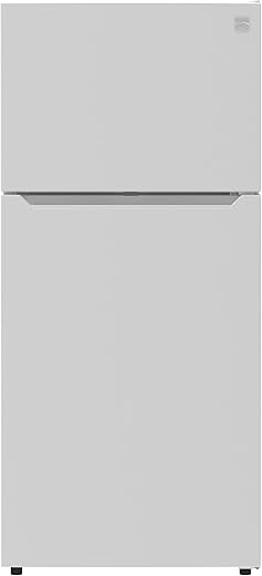 Kenmore 30" Top Freezer Refrigerator, Adjustable Shelves, White