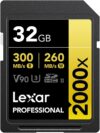 Lexar 32GB Professional 2000x SDHC Memory Card (LSD2000032G-BNNNU)