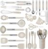 BESTZMWK 32pcs Silicone Cooking Utensils Set With Holder