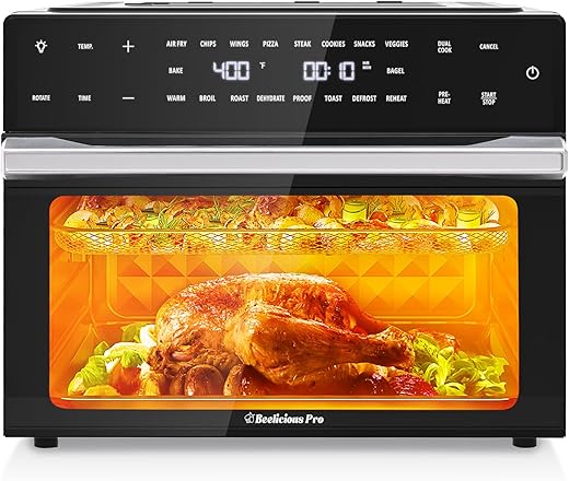 Beelicious Pro 32QT Extra Large Air Fryer Oven Combo