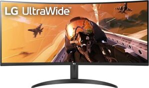 LG 34WP60C-B 34-Inch Curved UltraWide QHD Display