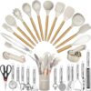 BESTZMWK 35 PCs Cooking Utensils Set With Grater