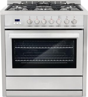 COSMO 36 In. Dual Fuel Range, 5 Burners