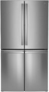 GE 36 Inch Freestanding 4-Door Smart Refrigerator PAD28BYTFS