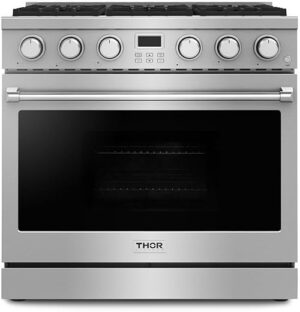 Thor Kitchen 36-Inch Gas Range Stainless Steel ARG36
