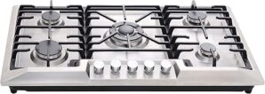 GUIDTOP 36-Inch Stainless Steel Gas Cooktop