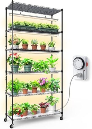 Barrina 3FT T8 LED Plant Stand With Lights