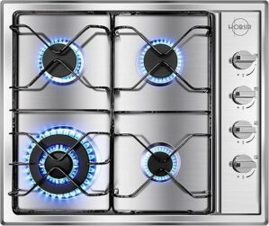 Hobsir hob 4 Burner Stainless Steel Gas Cooktop