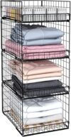 Cidaziya 4 Pack Closet Organizers And Storage Shelves