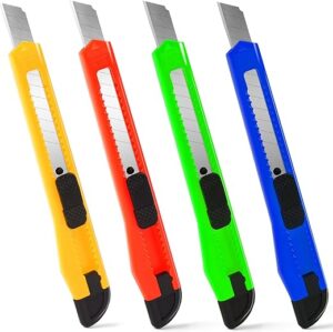 TIFICAL 4 Pack Snap-Off Utility Knife