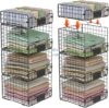 Hencawima 4 Pack Stackable Closet Storage Shelves