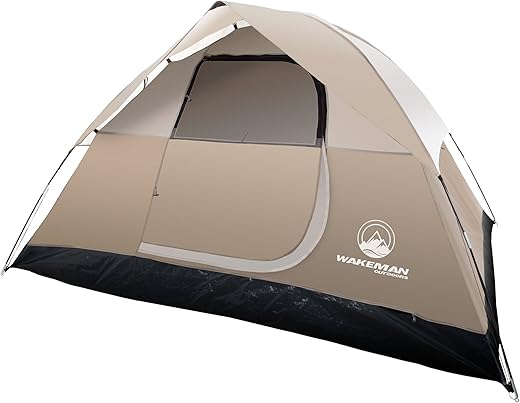 Wakeman 4 Person Water-Resistant Camping Tent