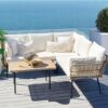 YITAHOME 4-Piece Patio Furniture Set, Outdoor Sectional Sofa