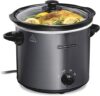 Hamilton Beach 4-Quart Slow Cooker, 3 Settings, Black (33240)