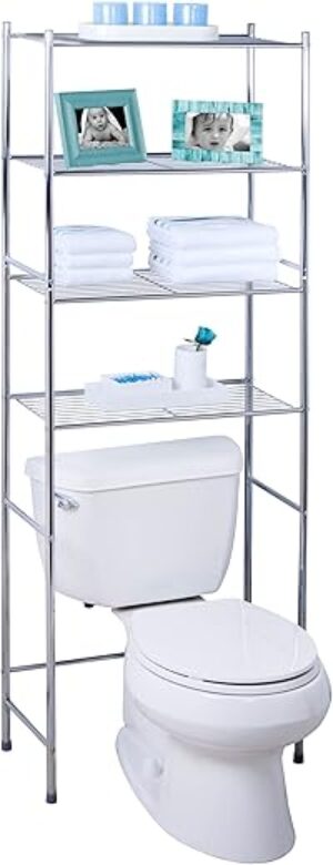 Honey-Can-Do 4-Tier Space Saver Shelf, Chrome BTH-05281