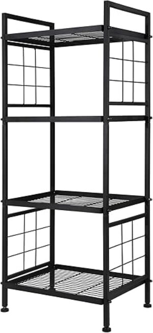 GIOTORENT 4-Wire Metal Shelving Unit Organizer