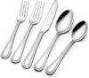 Terlulu 40 Piece Stainless Steel Silverware Set