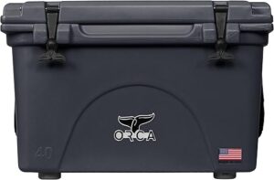 ORCA 40-Quart Insulated Hard Cooler, Padlock Ready