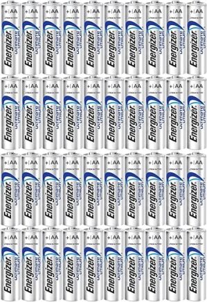 Energizer 40AA Ultimate Lithium Leakproof Batteries