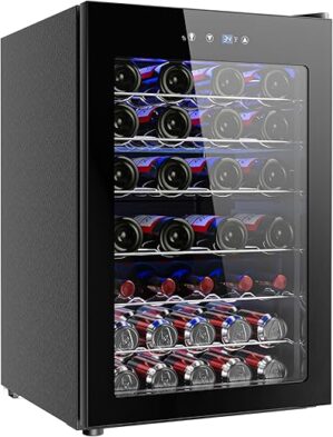 EUHOMY 45 Bottle Wine Cooler Refrigerator