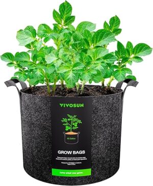 VIVOSUN 45 Gallon Fabric Grow Bag With Handles
