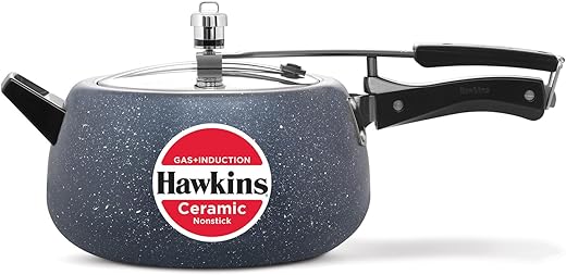 HAWKINS 5 Litre Ceramic Nonstick Pressure Cooker ICC50