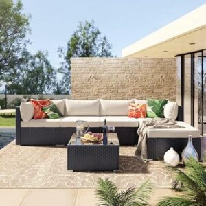 YZABEL 5-Piece Patio Furniture Set With Table