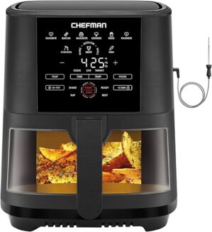 Chefman 5-Quart Digital Air Fryer With Temperature Probe