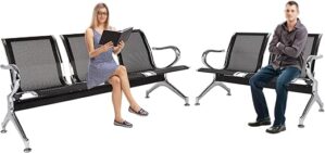 Kinfant 5-Seat Waiting Room Chairs Sofa