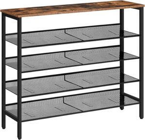 HOOBRO 5-Tier Adjustable Shoe Organizer Shelf