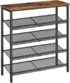 HOOBRO 5-Tier Adjustable Shoe Rack Organizer