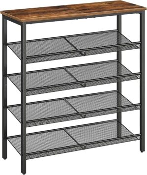 HOOBRO 5-Tier Adjustable Shoe Rack Organizer
