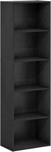 Furinno 5-Tier Blackwood Bookcase/Storage Shelves