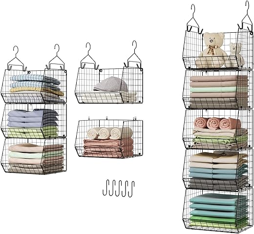 X-cosrack 5 Tier Closet Hanging Organizer