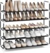 SONGMICS 5-Tier Shoe Rack, Slim Storage, ULSH55H