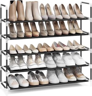 SONGMICS 5-Tier Shoe Rack, Slim Storage, ULSH55H
