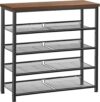 Pipishell 5-Tier Shoe Rack With Adjustable Shelves, PISRB4