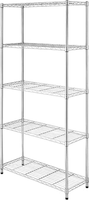 Whitmor 5-Wire Metal Storage Shelving Unit