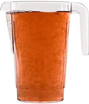 EcoQuality 50 Pack Crystal Clear Beverage Pitcher