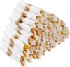 Goodluck 50 Pack Pre Rolled Gold Plastic Silverware