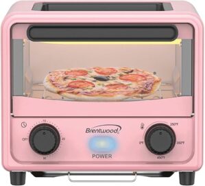 Brentwood 500-Watt Stainless Steel Mini Toaster Oven