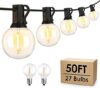 Mlambert 50Ft LED Outdoor String Lights G40