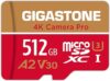 Gigastone 512GB Micro SD Card, 4K Camera Pro