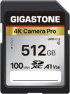 Gigastone 512GB SD Card V30 High Speed 4K Ultra HD