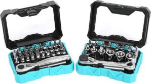 DURATECH 56-Piece Mini Ratchet Wrench & Screwdriver Set